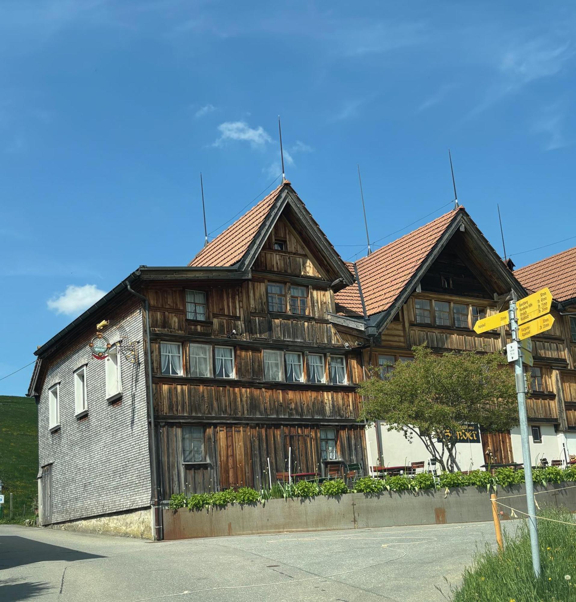 Appenzellerland, Ferienwohnung Mit Aussicht Haslen Exterior foto